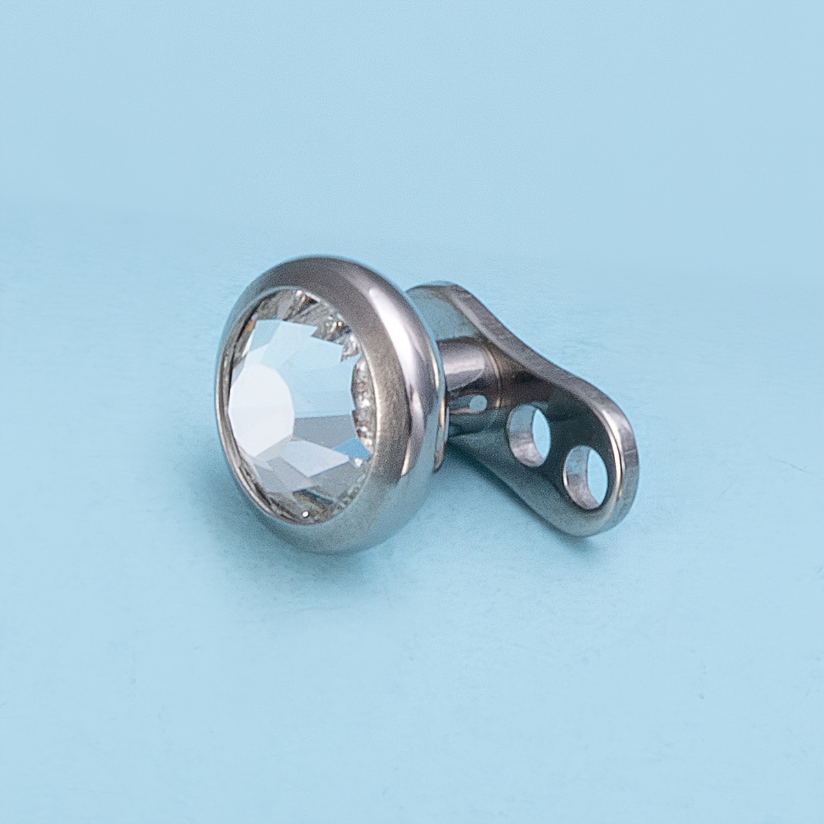 G23 Titanium Dermal Piercings with Synthetic Zirconia